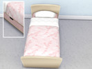 Sims 4 — Sweet Dreams Bed by cookiemonsteryas — 5 pink recolors of Anti-goblin bed from base game.