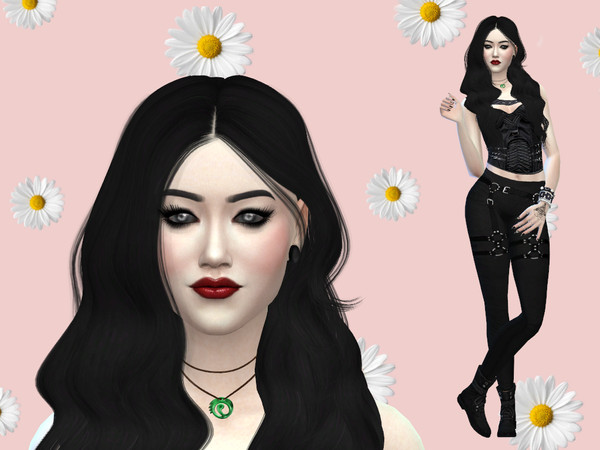 Sims 4 — Zilla Yang by NewBee123 — Name: Zilla Yang Age : Young Adult Description: Zilla is a hybrid that has wandered