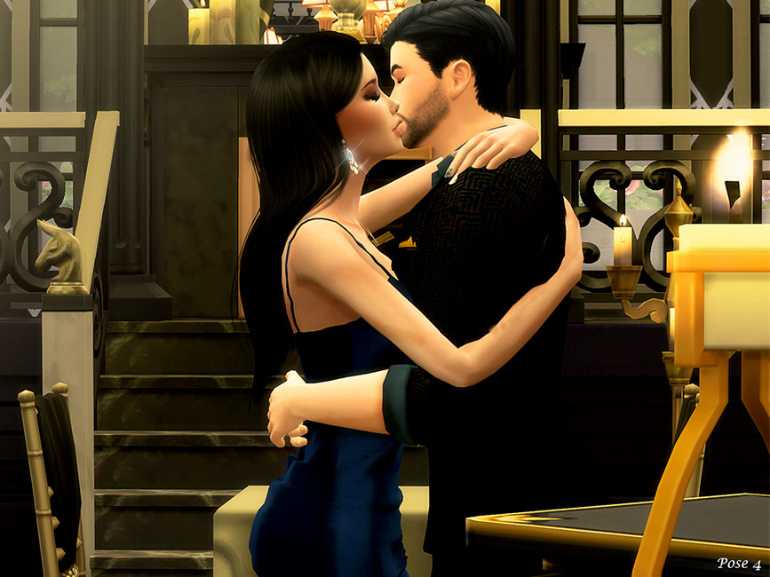 Sims 4. Romantic Dance - Pose Pack. 