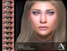 Sims 4 — [A] | Hazy Eyes by Astonied2 — Find in facepaint category 10 colors All genders and ages