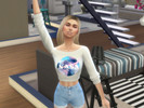 Sims 4 — Nasa Crop Top Sweatshirt - Realm of Magic needed by Simona_creations — This is a sweatshirt with Nasa logo on it