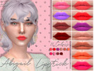 Sims 4 — Abigail Lipstick by foreverxxsims_ — BCG 11 COLORS CUSTOM THUMBNAIL TEEN to ELDER