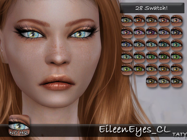 Sims 4 — [Ts4]Taty_EileenEyes_CL by tatygagg — - Female, Male - Human, Alien - Toddler to Elder - Hq Compatible