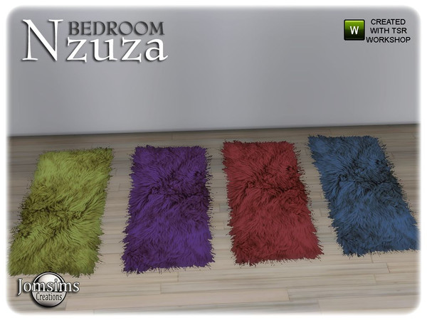 Sims 4 — Nzuza bedroom color rug small by jomsims — Nzuza bedroom color rug small