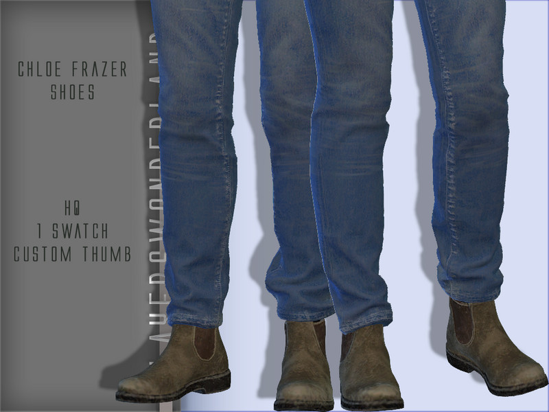 The Sims Resource - Chloe Frazer Boots