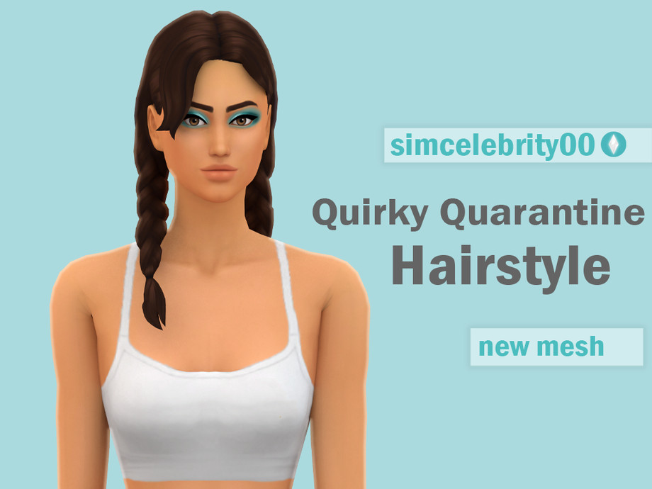 simcelebrity00 s Quirky Quarantine  Hairstyle 