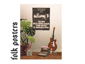 Sims 3 — nonsensesims - Folk Music Posters by birdcreature — a simple poster, recolour of a ts2 conversion by