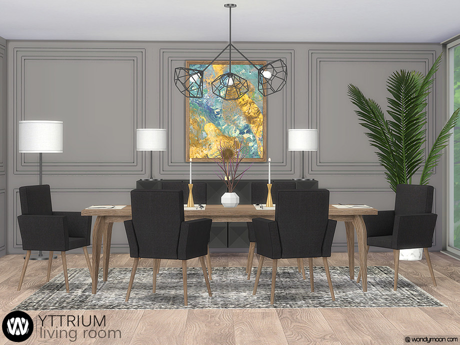 The Sims Resource - Yttrium Dining Room
