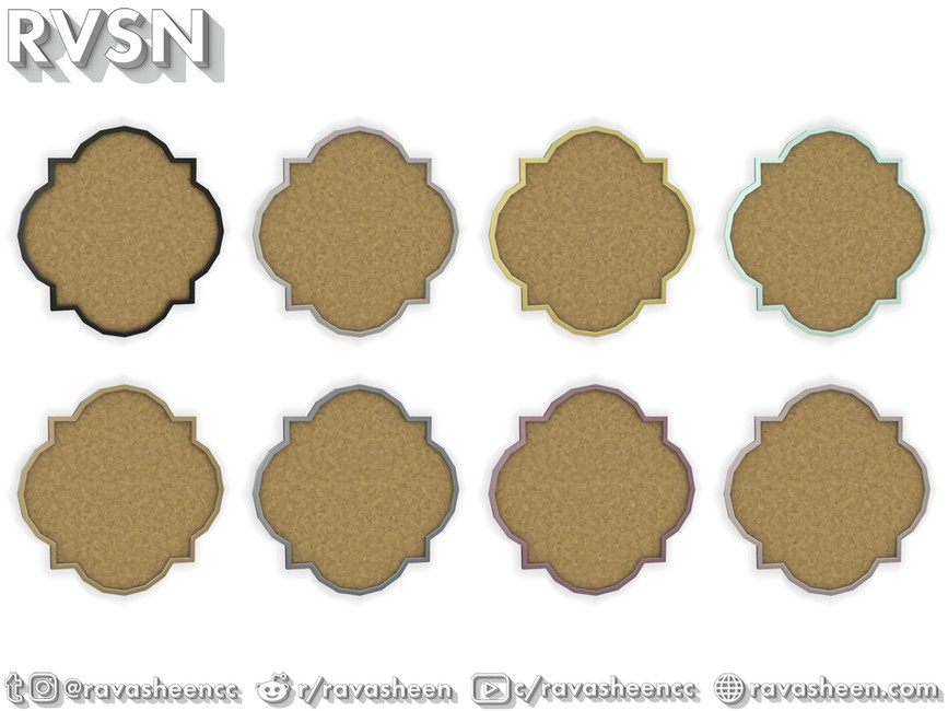 The Sims Resource Major Inspo Art Deco Corkboard