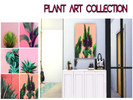Sims 4 — Plant Art Collection by PureRadianceSim — -6 swatches -base game compatible Enjoy!