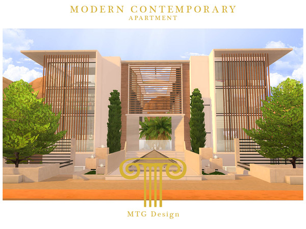 Sims 4 — Modern Contemporary Apartment by Malolos_The_Great — Ah. Oasis Spring, a world where modern construction