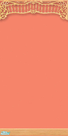 Sims 2 — G is for Grapefruit  Lightest Color by Bittersweet_Symphony — Paint in colors found in a grapefruit. Upper is