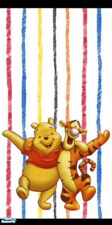 Sims 2 — kids stripes pooh+tigger buddies by skinflin — 3rd set
