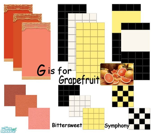 Sims 2 — G is for Grapefruit by Bittersweet_Symphony — And G is also for "Gee, I forgot to do the letter G, didn't