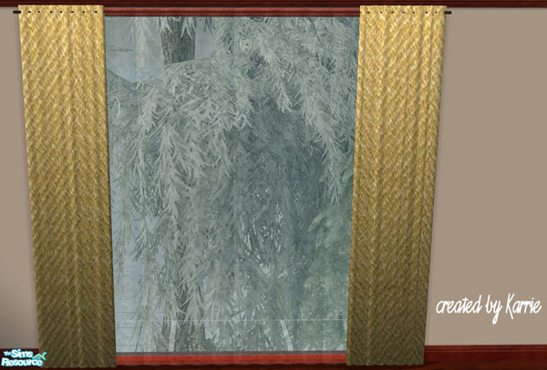 Sims 2 — Coordinated Living Set | Curtains by meadows0592 — 