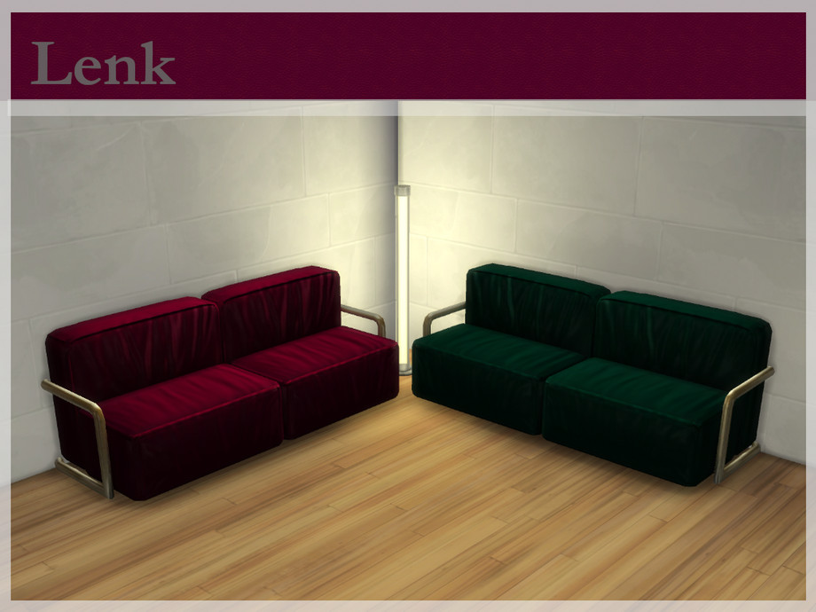 Zie insecten Rentmeester Overlappen The Sims Resource - Modern velvet sofa