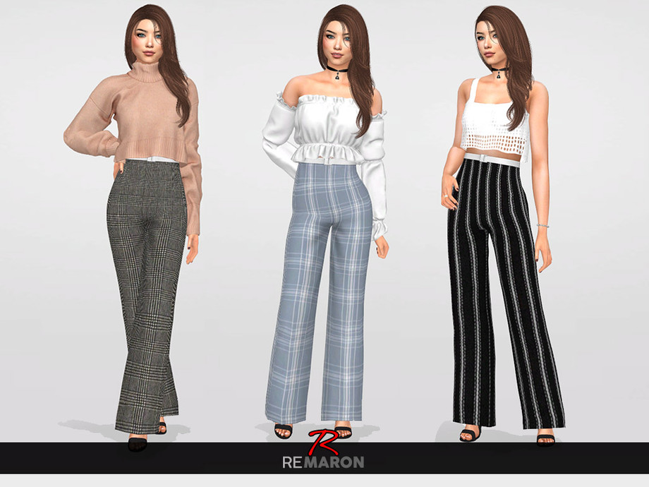 The Sims Resource - Work Pants for Women 01
