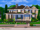 Sims 4 — Pine Avenue 2 by Sosou — Planning on having a big family? This house has everything you need! With 4 bedrooms