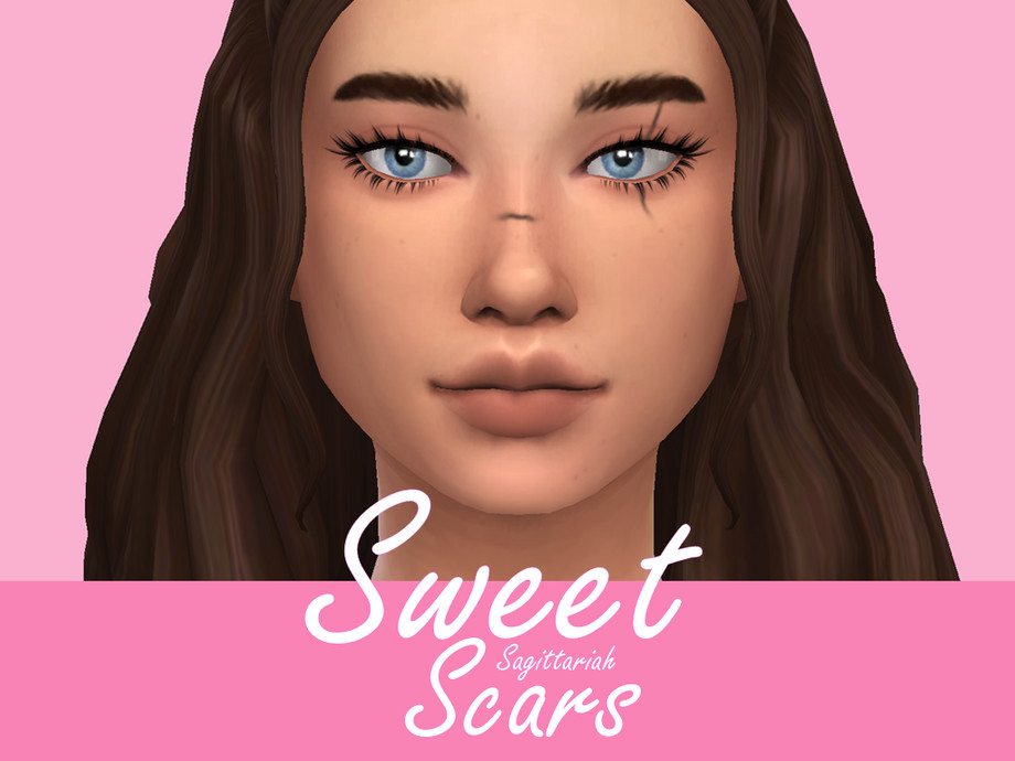 Sims 4 — Sweet Scars Skin Details by Sagittariah — base game compatible 1 swatch properly tagged enabled for all occults