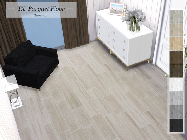 Sims 4 — Parquet Floor by theeaax — TX Parquet Floor in 9 color variations! Suitable for indoor and outdoor use! Hope you