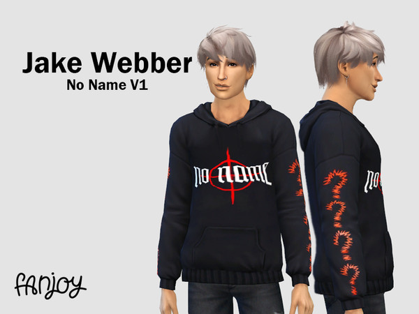 Sims 4 — Jake Webber No Name V1 by Livvy1811 — Merchandise inspired by Jake Webber and the brand No Name Includes 1