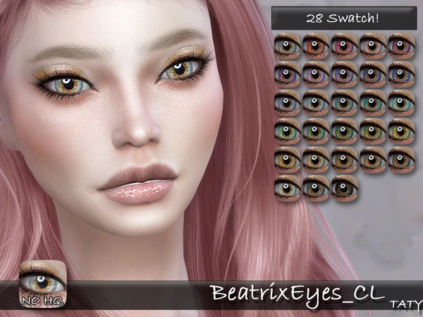 Sims 4 — [Ts4]Taty_BeatrixEyes_CL by tatygagg — - Female, Male - Human, Alien - Toddler to Elder - Hq Compatible