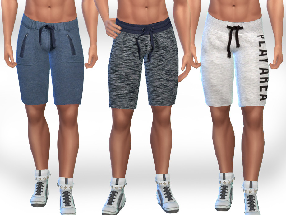 The Sims Resource Bermuda Sport Shorts For Men