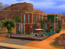 Sims 4 — Ruby Oasis Estate - No CC by ssigga — Located just like an oasis, this luxurious spot in the middle of the