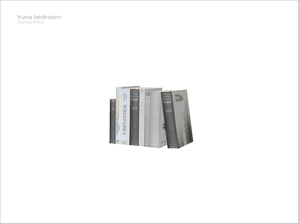 Sims 4 — [Yuna bedroom] - books v01 by Severinka_ — Books v01 From the set 'Yuna bedroom' Build / Buy category: Decor /