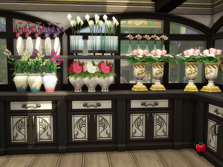 The Sims Resource Daisy flower shop no cc