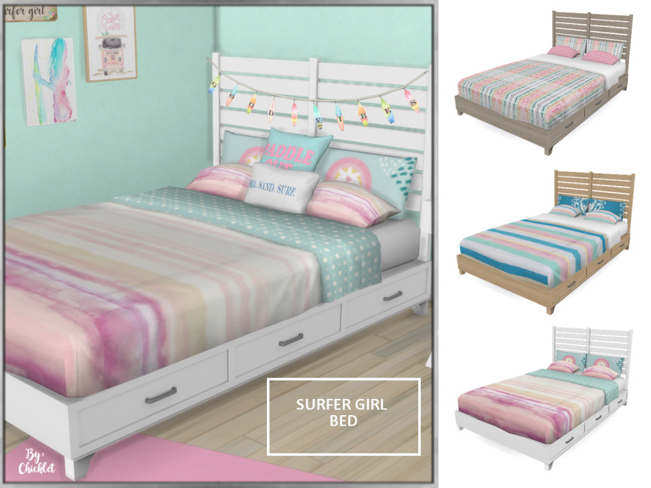 girly double beds