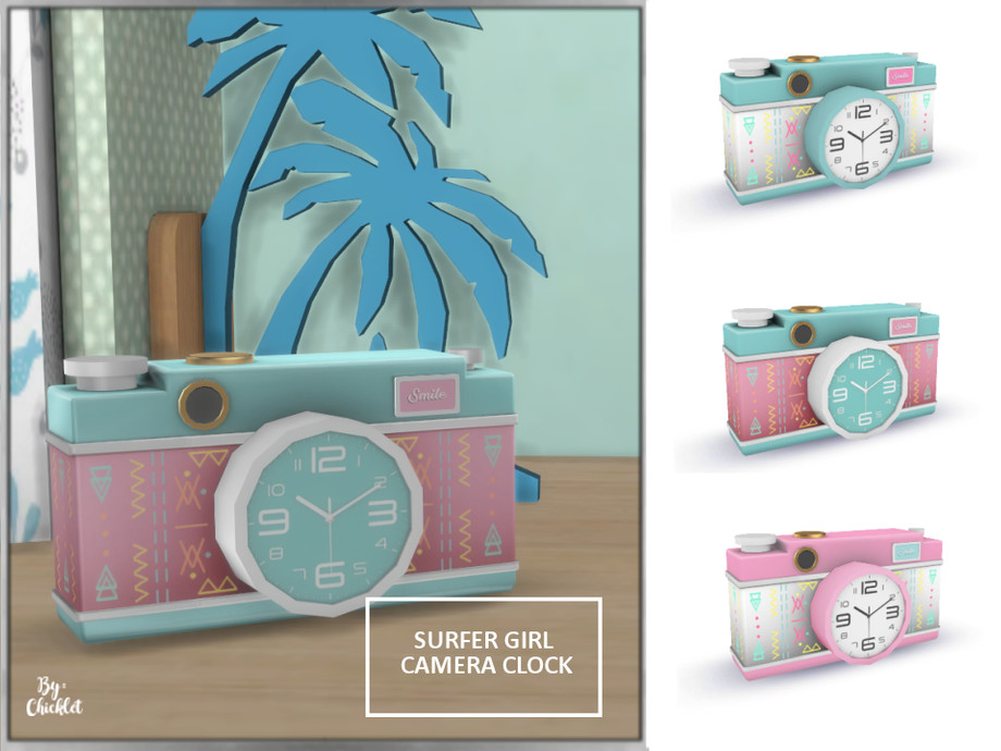 The Sims Resource Surfer Girl Camera Alarm Clock