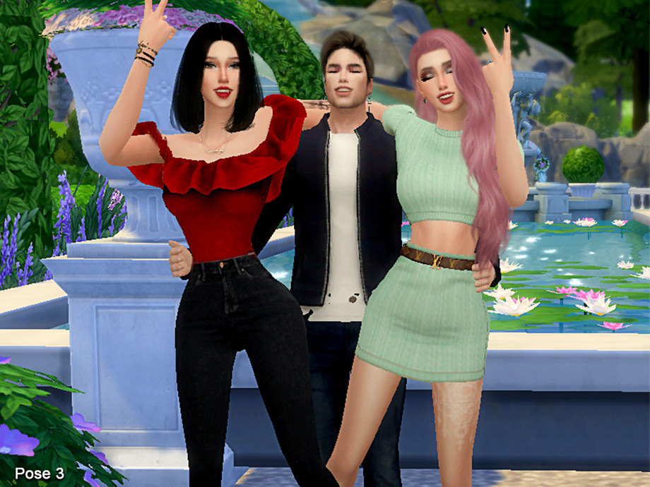 GlitterberrySims Custom Content — GS Just Friends Walking This was a tumblr  request...