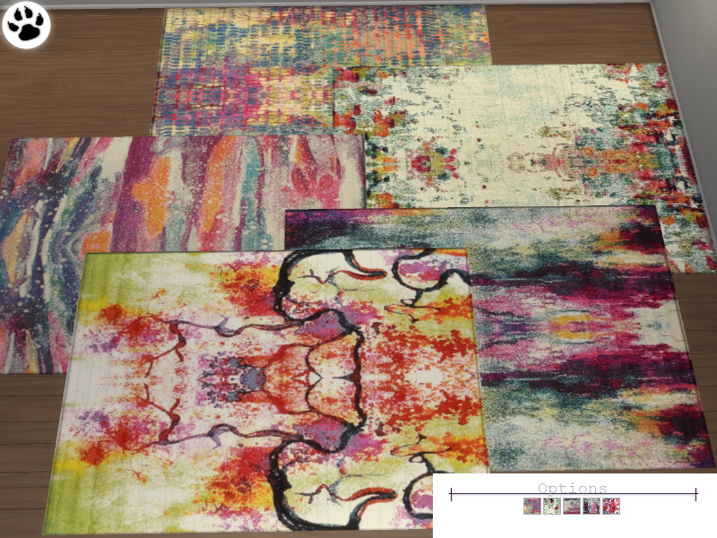 The Sims Resource Real Colorful Rugs