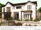 Sims 4 — Big Modern Family House - No CC by Sarina_Sims — A big and modern family house in modern farmhouse style with a