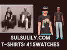 Sims 4 — Sulsulily T-Shirts by axiopoeticus — T-shirts like the ones on Zulily! 41 different ones: these are all rainbow