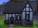 Sims 4 — Havisham Tiny House No CC  by Biotic_Blue_Simmer — Close to the action in Windenburg's Olde Platz neighborhood,