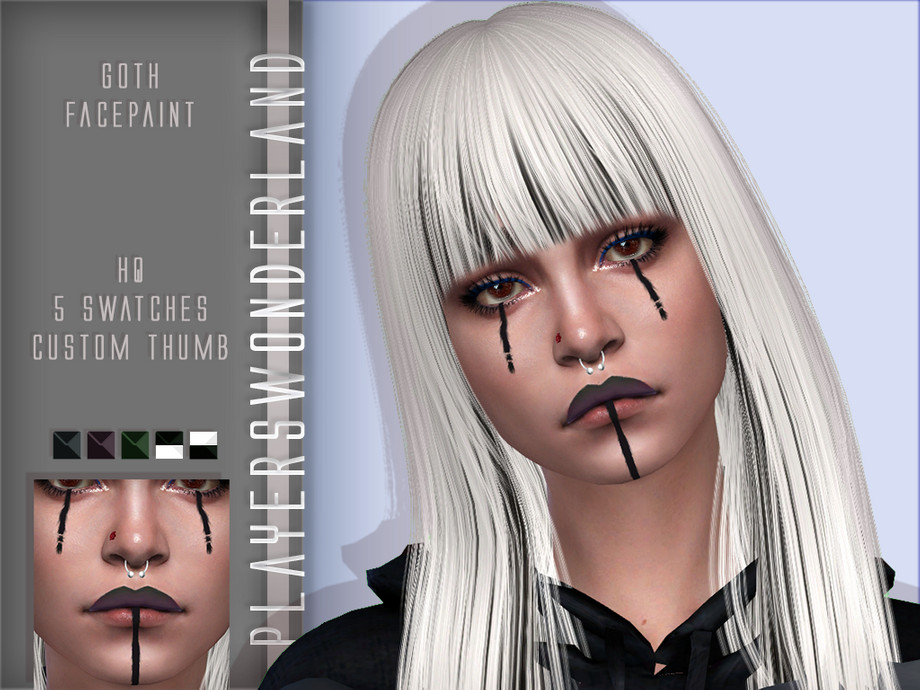 The Best Sims 4 Goth Makeup Custom Content Snootysims - Vrogue