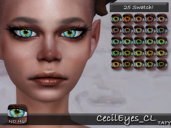Sims 4 — [Ts4]Taty_CecilEyes_CL by tatygagg — - Female, Male - Human, Alien - Toddler to Elder - Hq Compatible