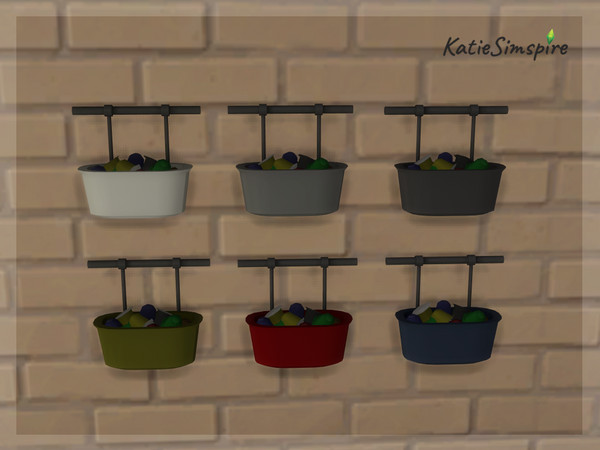 Sims 4 — Nespresso Capsule dispenser 2 by Katiesimspire — Nespresso capsule wall decoration: 6 swatches: - black - grey -