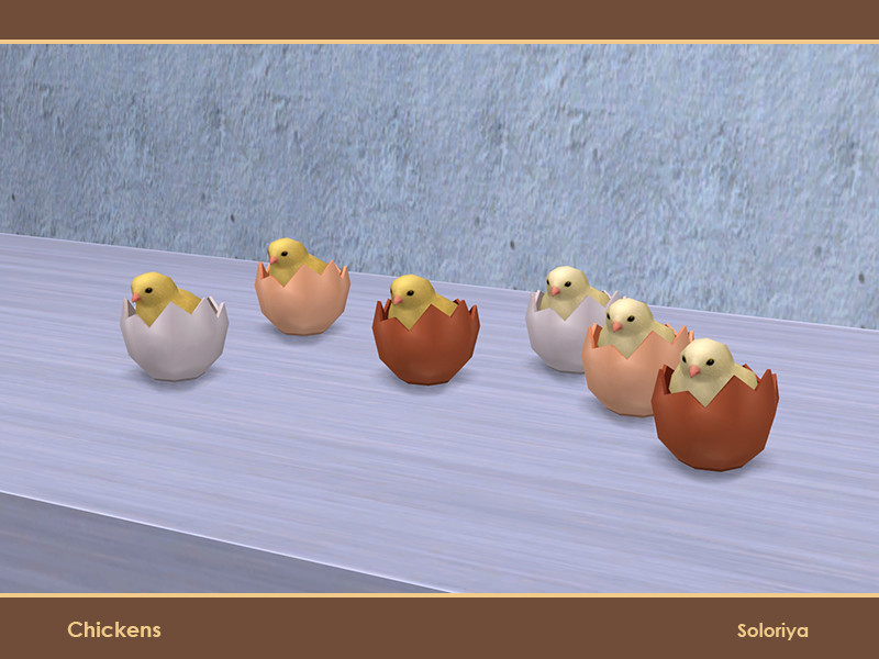 The Sims Resource Chickens Chick In An Egg