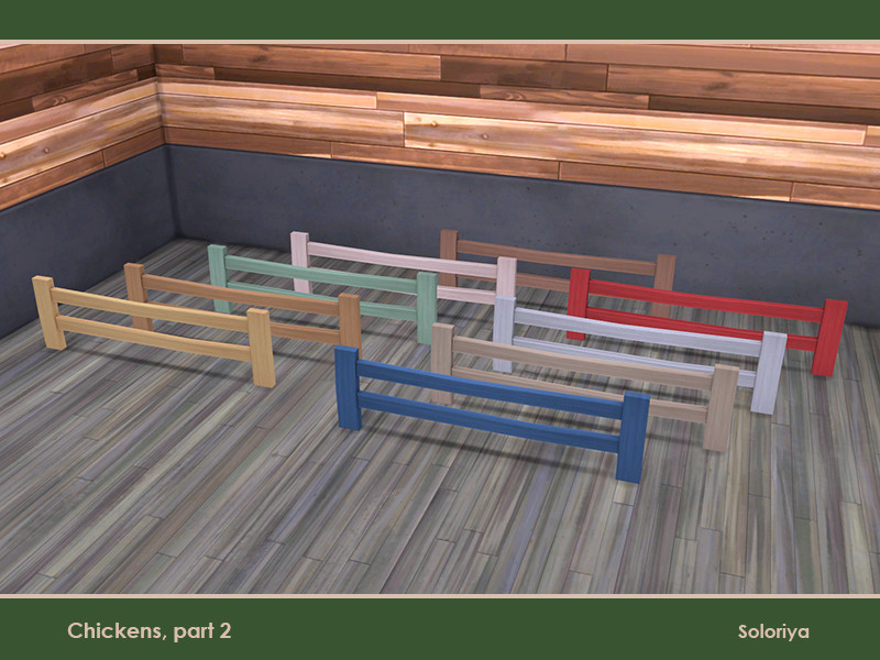 The Sims Resource Chickens Part 2 Decorative Fence V1