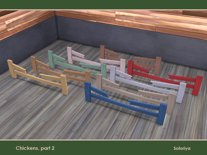 The Sims Resource Chickens Part 2 Decorative Fence V2