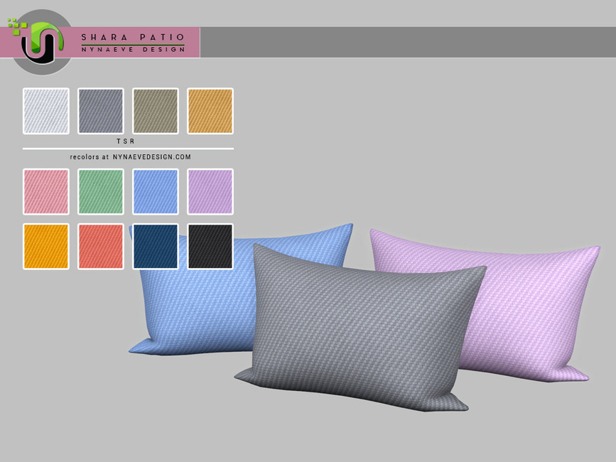 The Sims Resource Shara Throw Pillow V3
