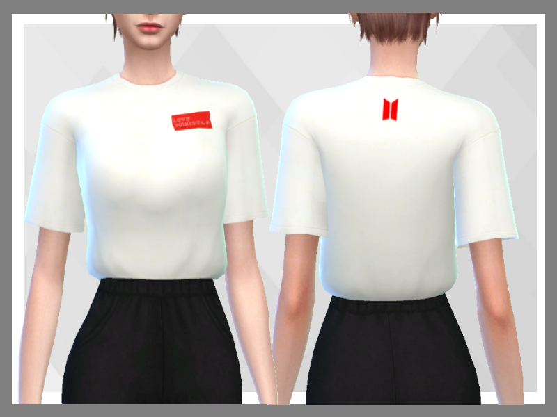 The Sims Resource - Trillyke - Paper Plane T-Shirt (Part 1)