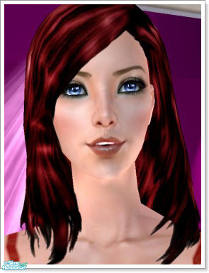 The Sims Resource - UYS Layered Red Hair