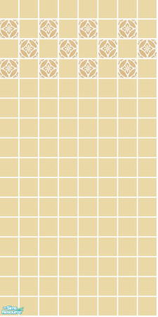 Sims 2 — Stix Tile Set - Beige Wall by s00z — 