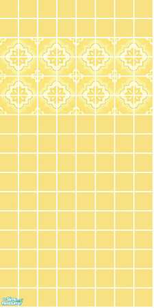 Sims 2 — Irene Tile Set - Yellow Wall by s00z — 