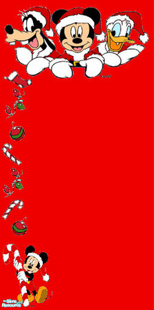 Sims 2 — wall christmas 1 by manuela55 — 