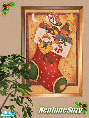 Sims 2 — NSC Painting  - Christmas 3 by Neptunesuzy — 